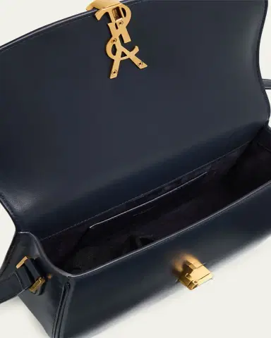 Saint Laurent Solferino Medium YSL Shoulder Bag in Smooth Leather | Thumbnail 14 Saint Laurent Solferino Medium YSL Shoulder Bag in Smooth Leather | Thumbnail 14