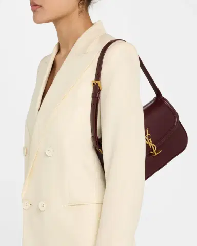 Saint Laurent Solferino Medium YSL Shoulder Bag in Smooth Leather | Thumbnail 16 Saint Laurent Solferino Medium YSL Shoulder Bag in Smooth Leather | Thumbnail 16