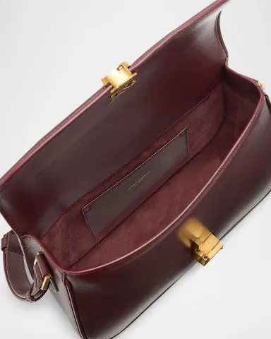 Saint Laurent Solferino Medium YSL Shoulder Bag in Smooth Leather | Thumbnail 18 Saint Laurent Solferino Medium YSL Shoulder Bag in Smooth Leather | Thumbnail 18