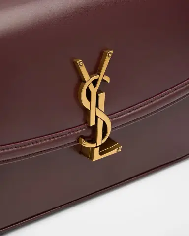 Saint Laurent Solferino Medium YSL Shoulder Bag in Smooth Leather | Thumbnail 20 Saint Laurent Solferino Medium YSL Shoulder Bag in Smooth Leather | Thumbnail 20