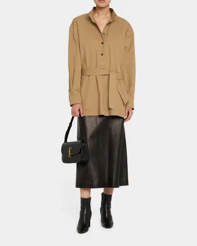 Saint Laurent Solferino Medium YSL Shoulder Bag in Smooth Leather | Thumbnail 5 Saint Laurent Solferino Medium YSL Shoulder Bag in Smooth Leather | Thumbnail 5