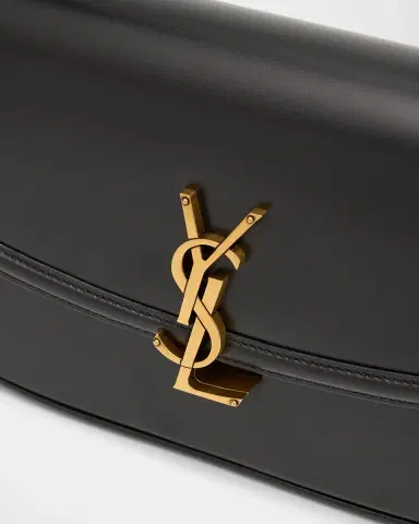 Saint Laurent Solferino Medium YSL Shoulder Bag in Smooth Leather | Thumbnail 6 Saint Laurent Solferino Medium YSL Shoulder Bag in Smooth Leather | Thumbnail 6