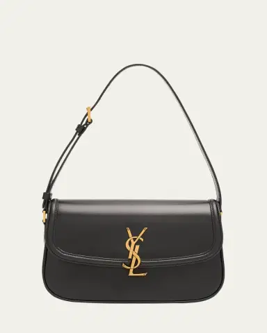 Saint Laurent Solferino Medium YSL Shoulder Bag in Smooth Leather | Thumbnail 7 Saint Laurent Solferino Medium YSL Shoulder Bag in Smooth Leather | Thumbnail 7