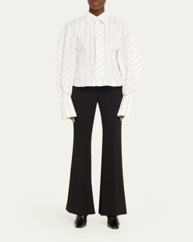 A.W.A.K.E. MODE Oversized Puff-Sleeve Poplin Shirt | Thumbnail 2 A.W.A.K.E. MODE Oversized Puff-Sleeve Poplin Shirt | Thumbnail 2