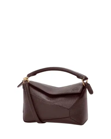 LOEWE Puzzle Edge Mini Top-Handle Bag in Grain Leather | Thumbnail 1 LOEWE Puzzle Edge Mini Top-Handle Bag in Grain Leather | Thumbnail 1