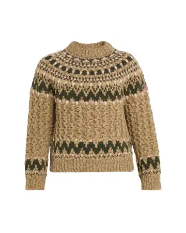Moncler Grenoble Cable-Knit Fairisle Sweater | Thumbnail 1 Moncler Grenoble Cable-Knit Fairisle Sweater | Thumbnail 1