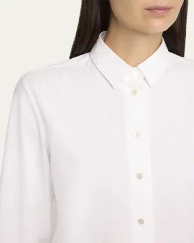 The Row Sadie Cotton Poplin Button-Down Shirt | Thumbnail 5 The Row Sadie Cotton Poplin Button-Down Shirt | Thumbnail 5