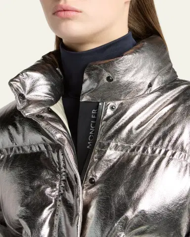 Moncler Grenoble Calaque Metallic Hooded Down Ski Jacket | Thumbnail 5 Moncler Grenoble Calaque Metallic Hooded Down Ski Jacket | Thumbnail 5