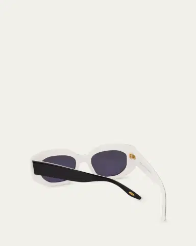 BARTON PERREIRA Crescendo 50.5mm Geometric Acetate Sunglasses | Thumbnail 3 BARTON PERREIRA Crescendo 50.5mm Geometric Acetate Sunglasses | Thumbnail 3