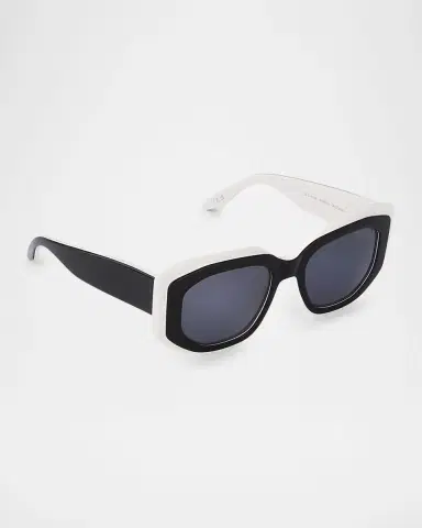 BARTON PERREIRA Crescendo 50.5mm Geometric Acetate Sunglasses | Thumbnail 6 BARTON PERREIRA Crescendo 50.5mm Geometric Acetate Sunglasses | Thumbnail 6