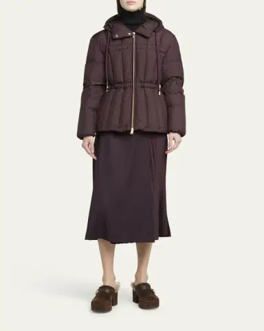 Moncler Estom Hooded Slim Short Down Jacket | Thumbnail 2 Moncler Estom Hooded Slim Short Down Jacket | Thumbnail 2
