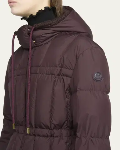 Moncler Estom Hooded Slim Short Down Jacket | Thumbnail 5 Moncler Estom Hooded Slim Short Down Jacket | Thumbnail 5