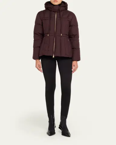 Moncler Estom Hooded Slim Short Down Jacket | Thumbnail 6 Moncler Estom Hooded Slim Short Down Jacket | Thumbnail 6