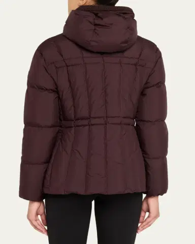 Moncler Estom Hooded Slim Short Down Jacket | Thumbnail 7 Moncler Estom Hooded Slim Short Down Jacket | Thumbnail 7