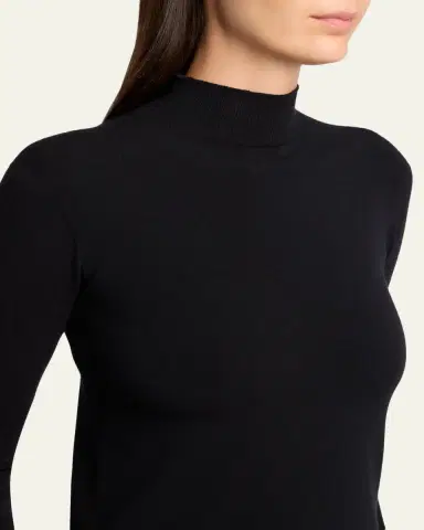 The Row Marciat Mock-Neck Sweater | Thumbnail 5 The Row Marciat Mock-Neck Sweater | Thumbnail 5