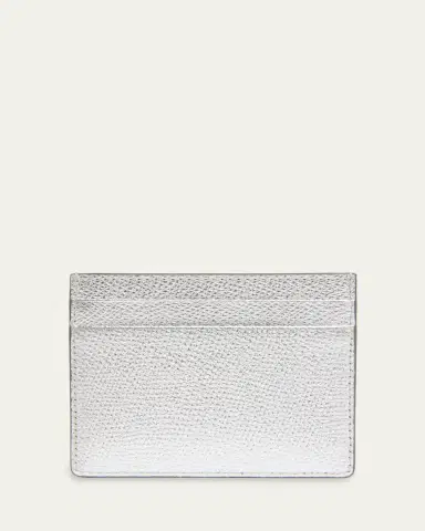 Valentino Garavani Metallic Leather Card Case | Thumbnail 4 Valentino Garavani Metallic Leather Card Case | Thumbnail 4