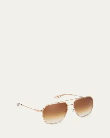 BARTON PERREIRA Rizzo 58mm Aviator Titanium Sunglasses | Thumbnail 2 BARTON PERREIRA Rizzo 58mm Aviator Titanium Sunglasses | Thumbnail 2