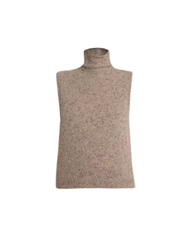 The Row Merilas Turtleneck Cashmere Sleeveless Sweater | Thumbnail 1 The Row Merilas Turtleneck Cashmere Sleeveless Sweater | Thumbnail 1