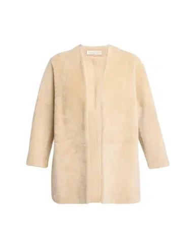 The Row Alarise Lamb Shearling Open Coat | Thumbnail 1 The Row Alarise Lamb Shearling Open Coat | Thumbnail 1
