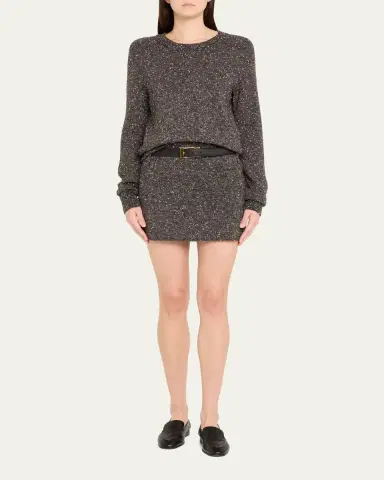 A.L.C. Stella Bouclé Tweed Mini Skirt | Thumbnail 2 A.L.C. Stella Bouclé Tweed Mini Skirt | Thumbnail 2