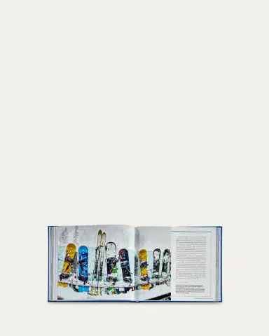 Graphic Image "100 Slopes of a Lifetime: The World's Ultimate Ski and Snowboard Destinations" Leather-Bound Book by Gordy Megroz | Thumbnail 4 Graphic Image "100 Slopes of a Lifetime: The World's Ultimate Ski and Snowboard Destinations" Leather-Bound Book by Gordy Megroz | Thumbnail 4