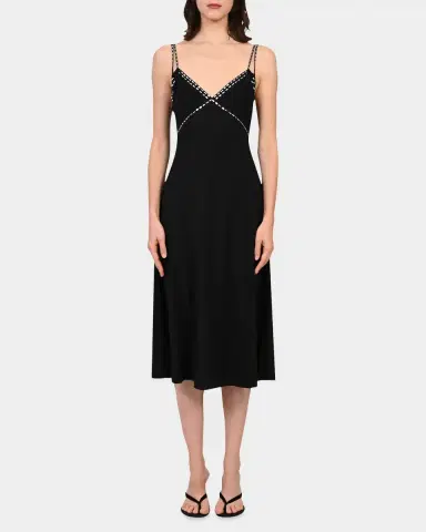 Diane von Furstenberg Iris Glass-Embellished Empire Silk Midi Dress | Thumbnail 6 Diane von Furstenberg Iris Glass-Embellished Empire Silk Midi Dress | Thumbnail 6