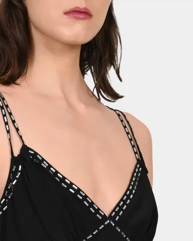 Diane von Furstenberg Iris Glass-Embellished Empire Silk Midi Dress | Thumbnail 9 Diane von Furstenberg Iris Glass-Embellished Empire Silk Midi Dress | Thumbnail 9