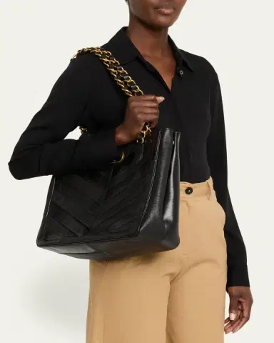 Valentino Garavani Chevron Patchwork Nappa Leather Tote Bag | Thumbnail 2 Valentino Garavani Chevron Patchwork Nappa Leather Tote Bag | Thumbnail 2