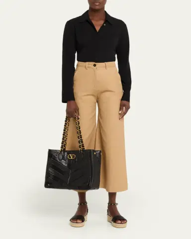 Valentino Garavani Chevron Patchwork Nappa Leather Tote Bag | Thumbnail 5 Valentino Garavani Chevron Patchwork Nappa Leather Tote Bag | Thumbnail 5