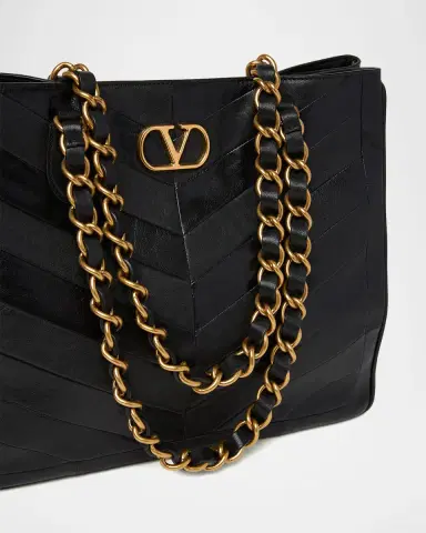 Valentino Garavani Chevron Patchwork Nappa Leather Tote Bag | Thumbnail 10 Valentino Garavani Chevron Patchwork Nappa Leather Tote Bag | Thumbnail 10