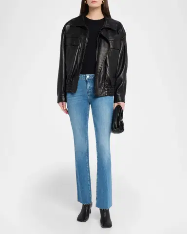 L'Agence Sneeki Low-Rise Straight-Leg Jeans | Thumbnail 6 L'Agence Sneeki Low-Rise Straight-Leg Jeans | Thumbnail 6
