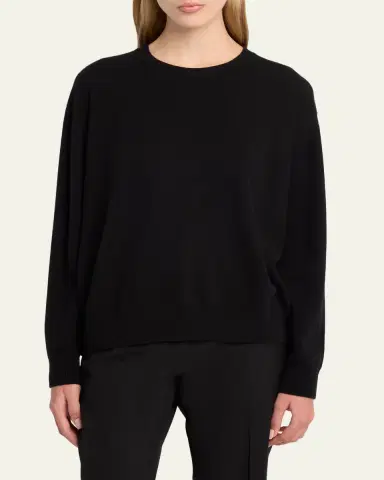 The Row Misael Cashmere Crewneck Sweater | Thumbnail 4 The Row Misael Cashmere Crewneck Sweater | Thumbnail 4