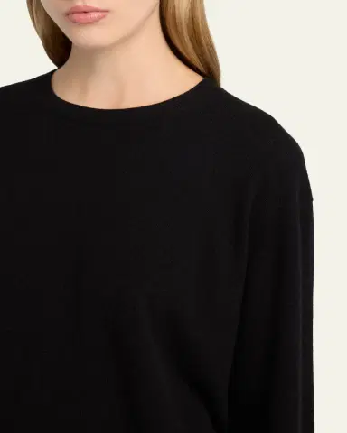The Row Misael Cashmere Crewneck Sweater | Thumbnail 5 The Row Misael Cashmere Crewneck Sweater | Thumbnail 5