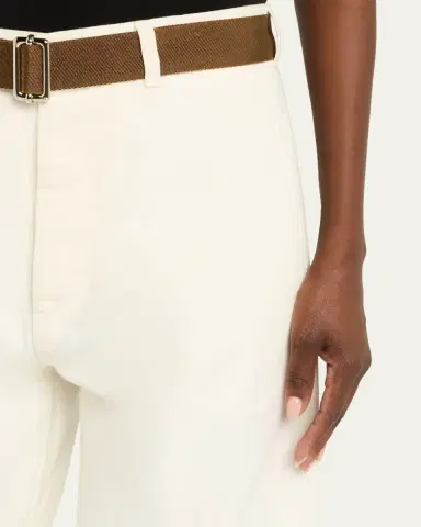 Plan C Belted Straight-Leg Denim Trousers | Thumbnail 5 Plan C Belted Straight-Leg Denim Trousers | Thumbnail 5
