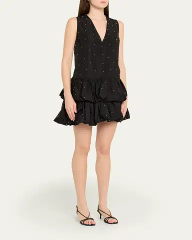 Sea Alberta Embellished Bubble-Hem Mini Dress | Thumbnail 4 Sea Alberta Embellished Bubble-Hem Mini Dress | Thumbnail 4