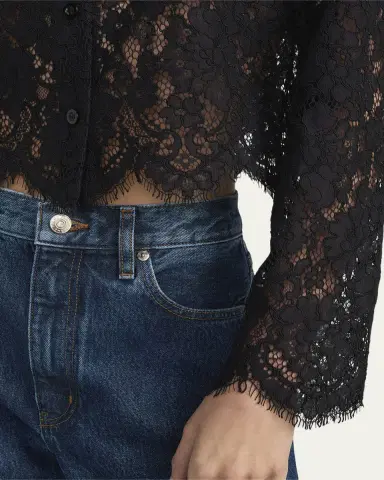 FRAME The Lace Blouse | Thumbnail 4 FRAME The Lace Blouse | Thumbnail 4