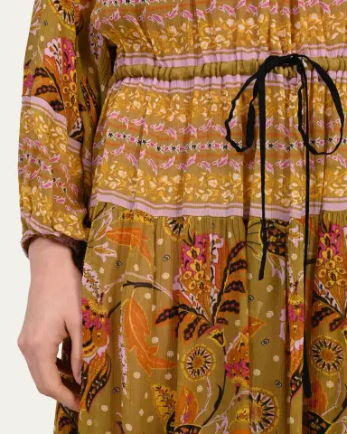 Diane von Furstenberg Sutton Floral-Print Chiffon Viscose Midi Dress | Thumbnail 5 Diane von Furstenberg Sutton Floral-Print Chiffon Viscose Midi Dress | Thumbnail 5