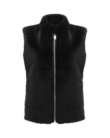 Gorski Select Lamb Shearling Zip Vest with Loro Piana Wool Back | Thumbnail 1 Gorski Select Lamb Shearling Zip Vest with Loro Piana Wool Back | Thumbnail 1