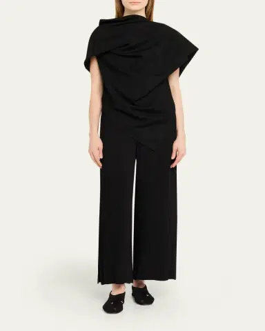 Issey Miyake Pleated Hatching Pants | Thumbnail 2 Issey Miyake Pleated Hatching Pants | Thumbnail 2