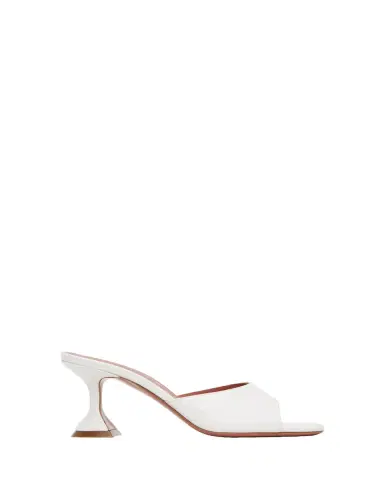 Amina Muaddi Lupita Leather Pedestal Mule Sandals | Thumbnail 5 Amina Muaddi Lupita Leather Pedestal Mule Sandals | Thumbnail 5