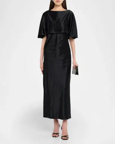 Jason Wu Collection Washed Twill Cape-Sleeve Midi Dress | Thumbnail 6 Jason Wu Collection Washed Twill Cape-Sleeve Midi Dress | Thumbnail 6