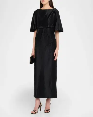 Jason Wu Collection Washed Twill Cape-Sleeve Midi Dress | Thumbnail 8 Jason Wu Collection Washed Twill Cape-Sleeve Midi Dress | Thumbnail 8