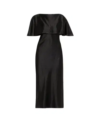 Jason Wu Collection Washed Twill Cape-Sleeve Midi Dress | Thumbnail 1 Jason Wu Collection Washed Twill Cape-Sleeve Midi Dress | Thumbnail 1