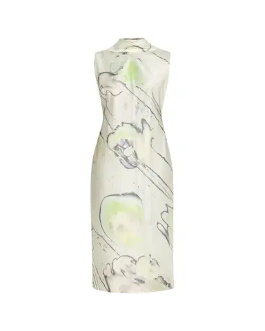 Jason Wu Collection Sleeveless Watercolor Bias-Cut Scarf Midi Dress | Thumbnail 1 Jason Wu Collection Sleeveless Watercolor Bias-Cut Scarf Midi Dress | Thumbnail 1