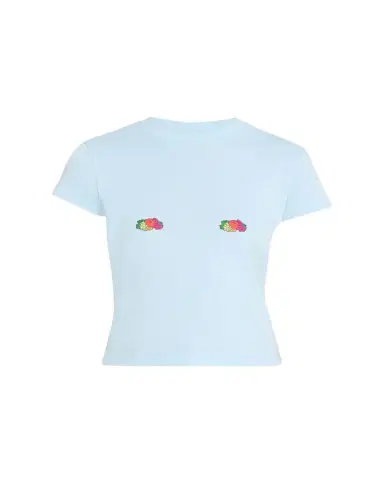 Hommegirls x Fruit Of The Loom Fruity Double-Logo Short-Sleeve Baby Tee | Thumbnail 1 Hommegirls x Fruit Of The Loom Fruity Double-Logo Short-Sleeve Baby Tee | Thumbnail 1