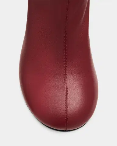 Amina Muaddi 95mm Iris Leather Booties | Thumbnail 10 Amina Muaddi 95mm Iris Leather Booties | Thumbnail 10