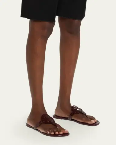 Tory Burch Miller Patent Leather Sandals | Thumbnail 2 Tory Burch Miller Patent Leather Sandals | Thumbnail 2