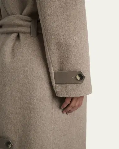 Proenza Schouler White Label Corey Splittable Wool Maxi Coat | Thumbnail 5 Proenza Schouler White Label Corey Splittable Wool Maxi Coat | Thumbnail 5