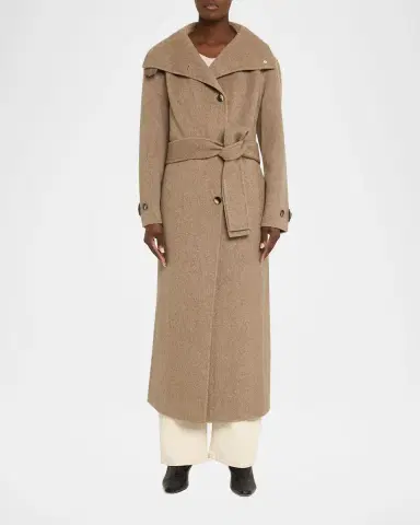 Proenza Schouler White Label Corey Splittable Wool Maxi Coat | Thumbnail 6 Proenza Schouler White Label Corey Splittable Wool Maxi Coat | Thumbnail 6