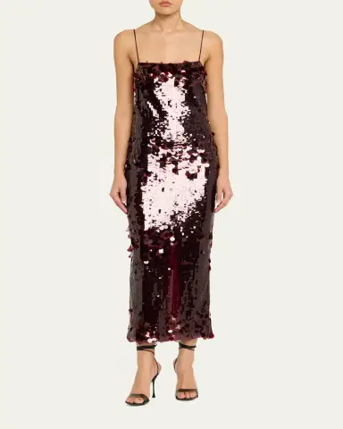 Retrofête Alana Sequined Midi Dress | Thumbnail 2 Retrofête Alana Sequined Midi Dress | Thumbnail 2